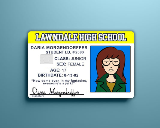 Daria School ID Card Skin