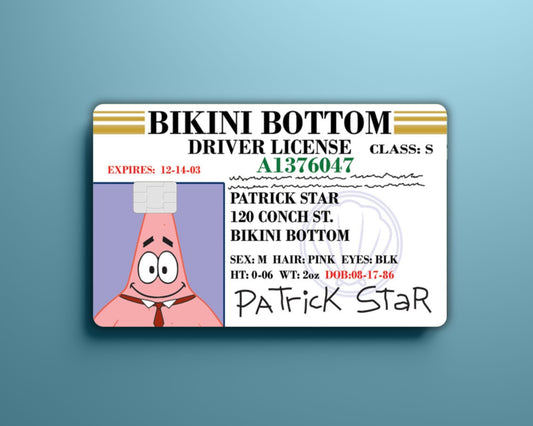 Patrick License Card Cover