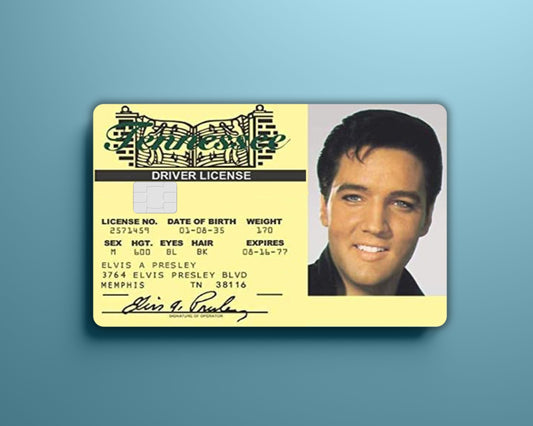 Elvis Presley ID Card Cover