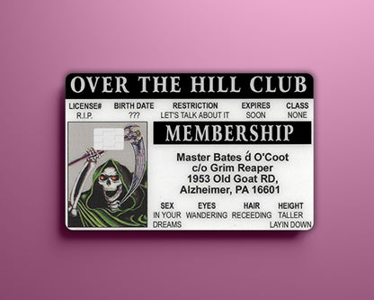 Over the Hill ID Card Cover