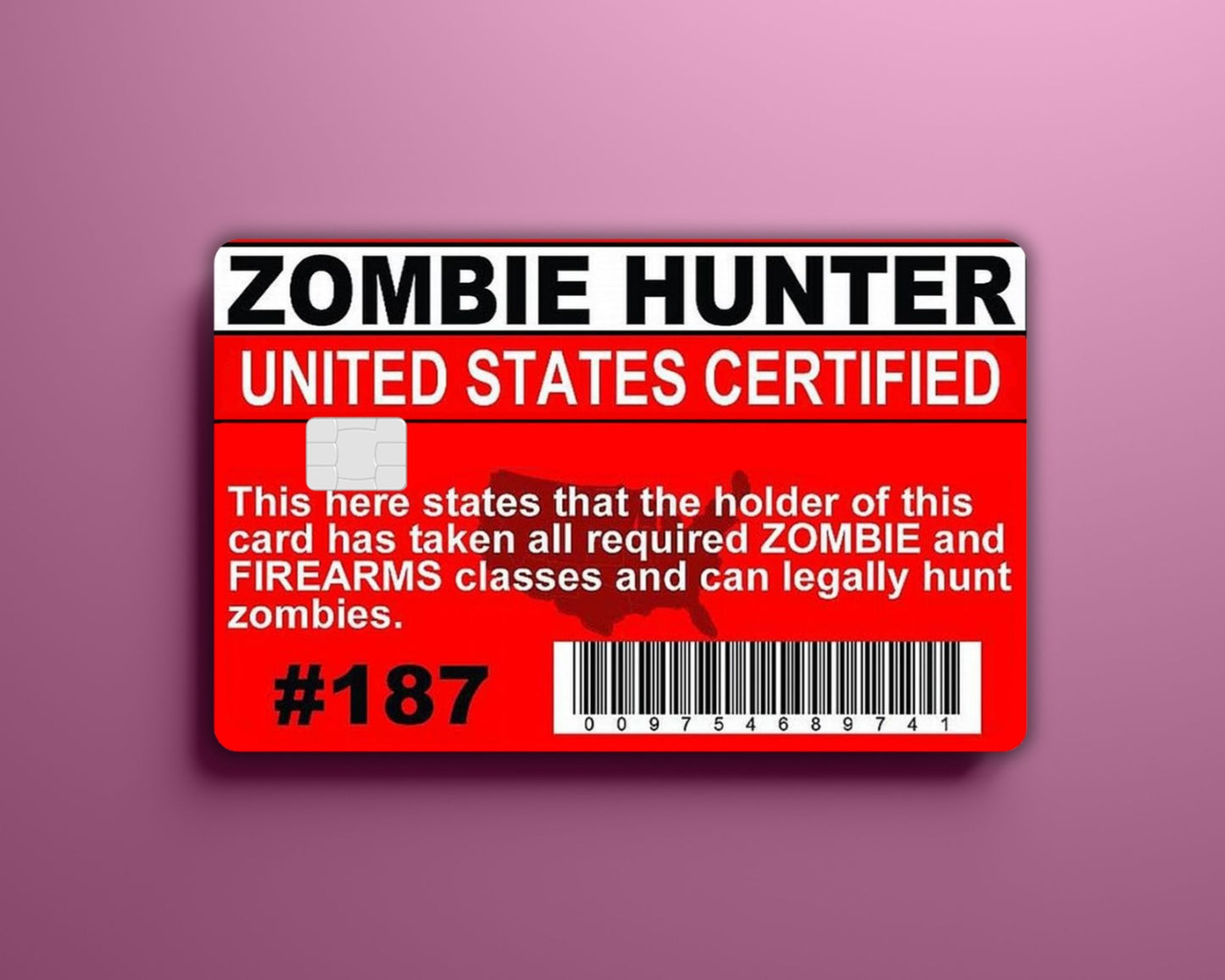 Zombie Hunter Card Cover