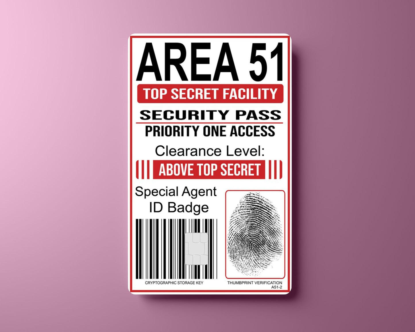 Area 51 ID Card Cover