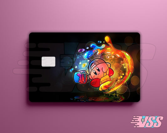 Kirby Black Paint Card Cover