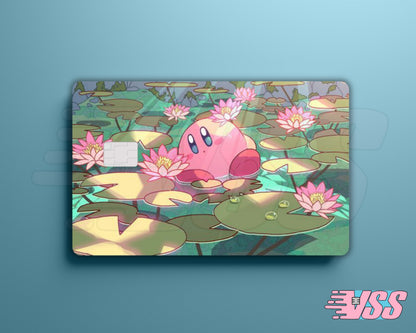 Kirby on Lily Pad Card Cover