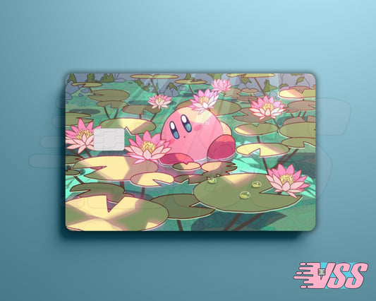 Kirby on Lily Pad Card Cover