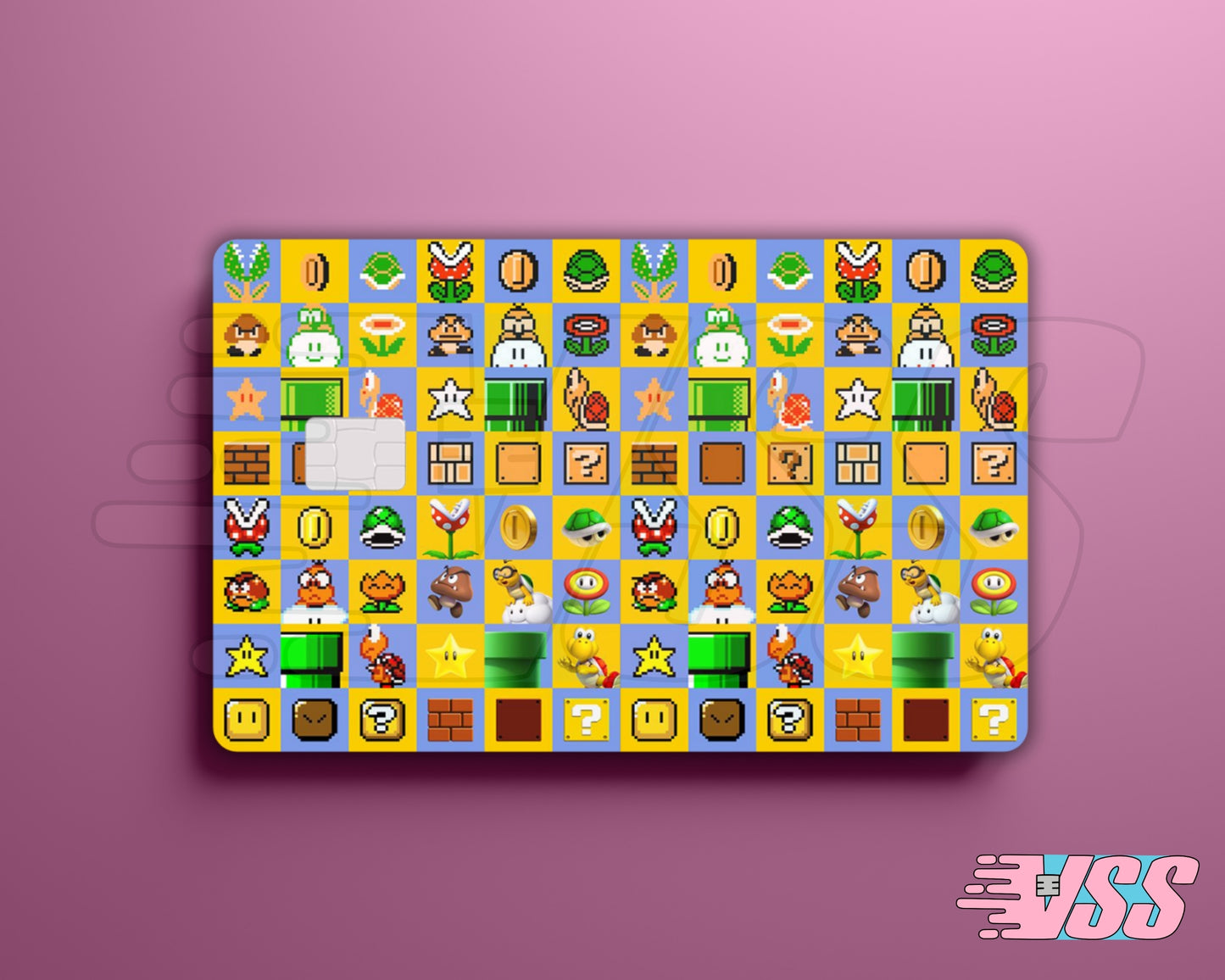 Mario Items Card Cover
