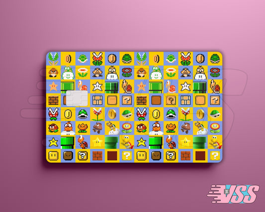 Mario Items Card Cover