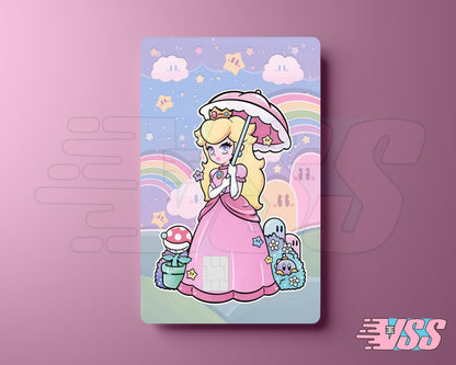 Pastel Princess Peach Mario Card Cover