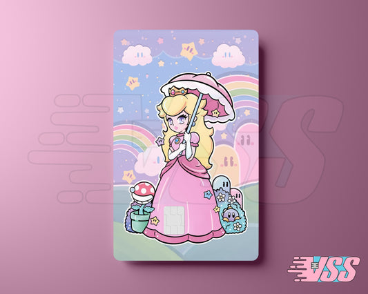 Pastel Princess Peach Mario Card Cover