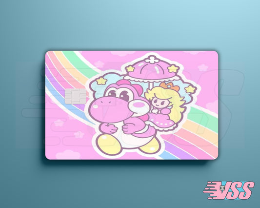Princess Peach Yoshi Rainbow Mario Card Cover