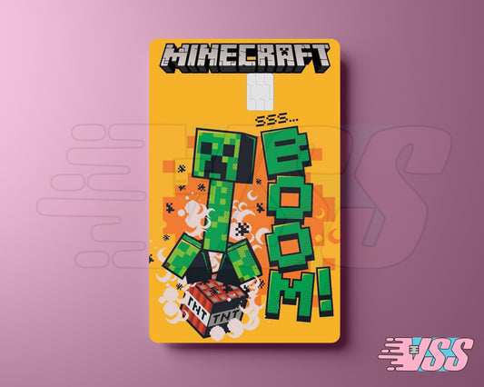 Minecraft Creeper TNT Card Cover