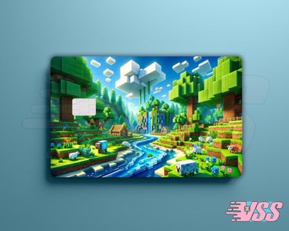 Minecraft River Card Cover