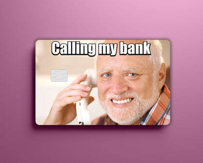 Calling Bank Meme Card Cover