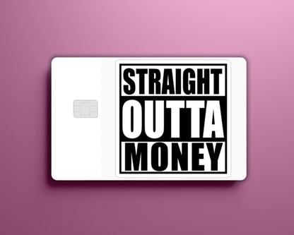 Straight Outta Money Card Cover