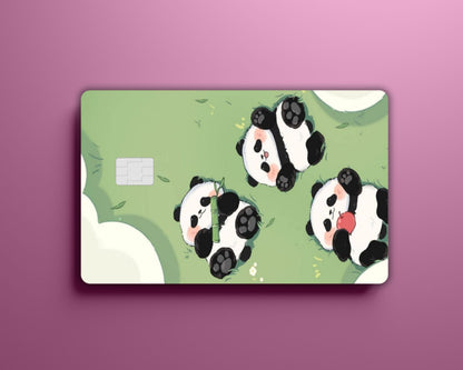 3 Panda Bears Card Cover