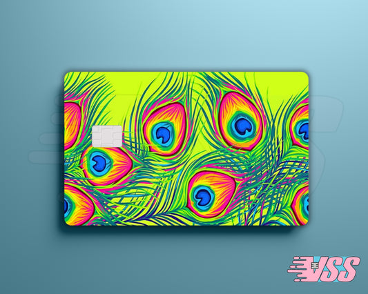 Peacock Feather Card Cover