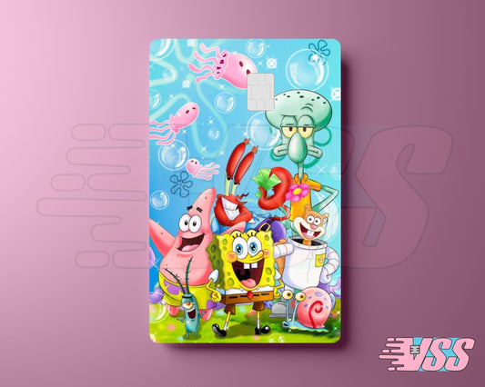 SpongBob Group Card Cover