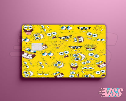 SpongeBob Faces Card Cover