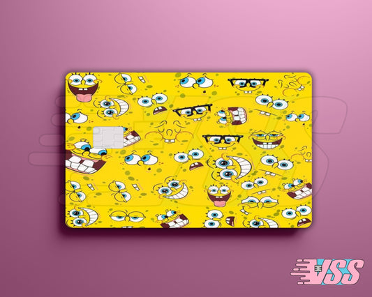 SpongeBob Faces Card Cover
