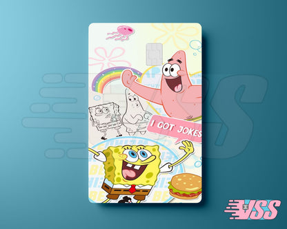 SpongeBob Patrick Rainbow Card Cover
