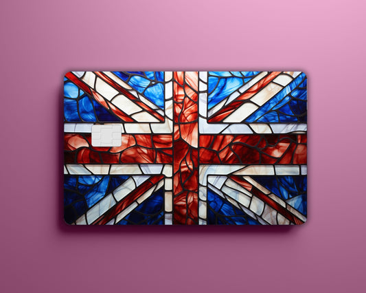 Stained Glass UK Flag Card Skin