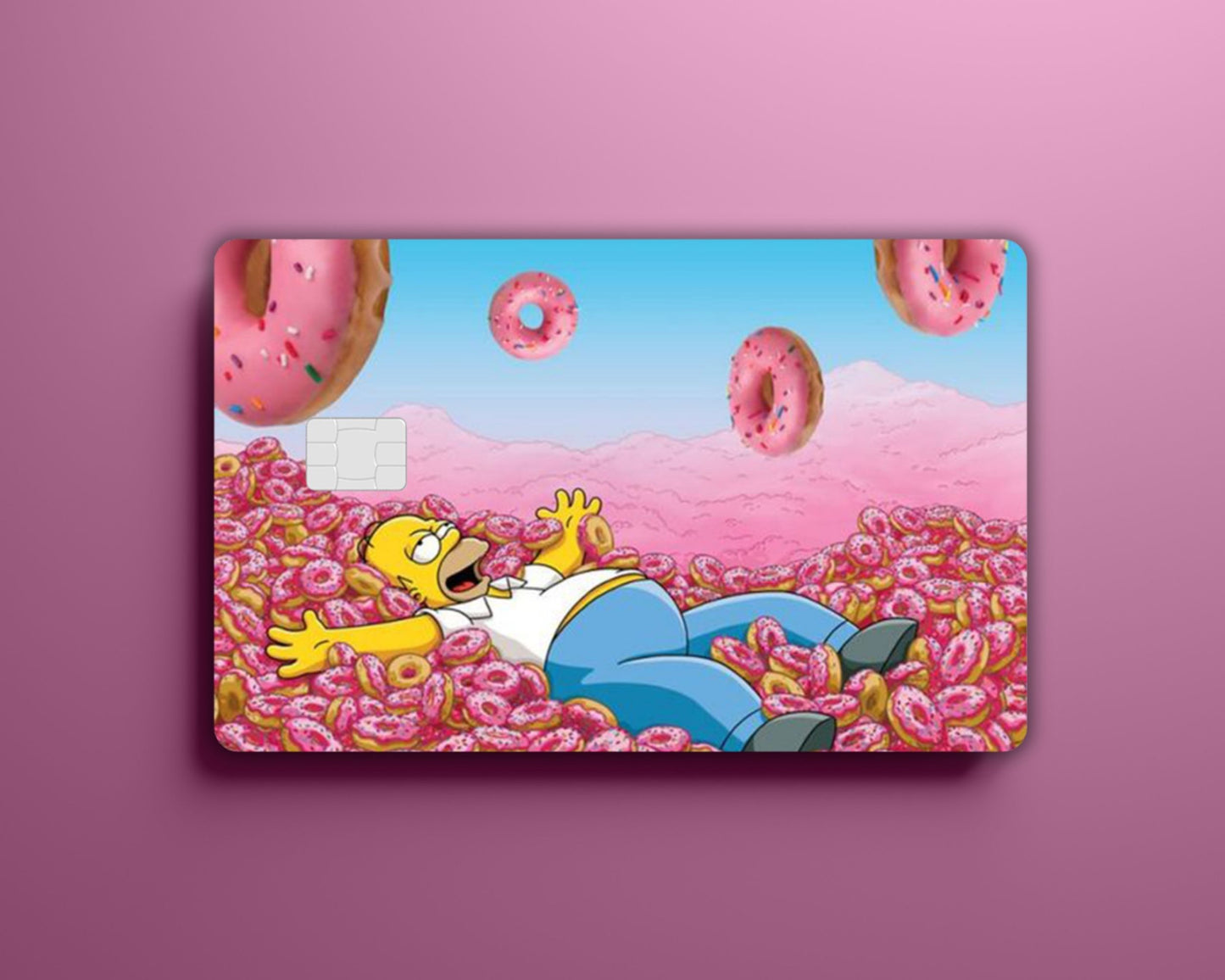 Homer Dreaming Donuts Card Cover