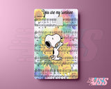 Snoopy Card Skin