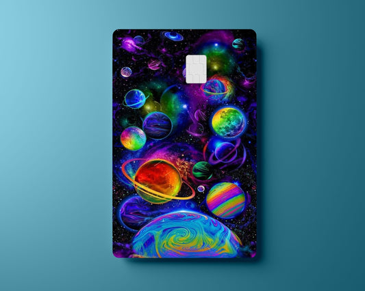 Neon Space Card Cover